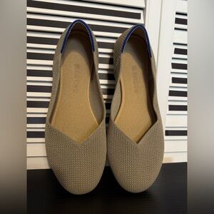 Rothy's Taupe Knit Flats 9.5